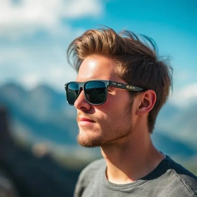 AuraShades Nomad model sunglasses